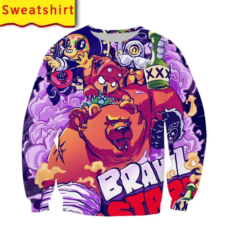 

Cartoon Hoodies Sweatshirts 3d Print Men Harajuku Funny Vintage Jacket Streetwear Tee Shirts Anime Clothes Game