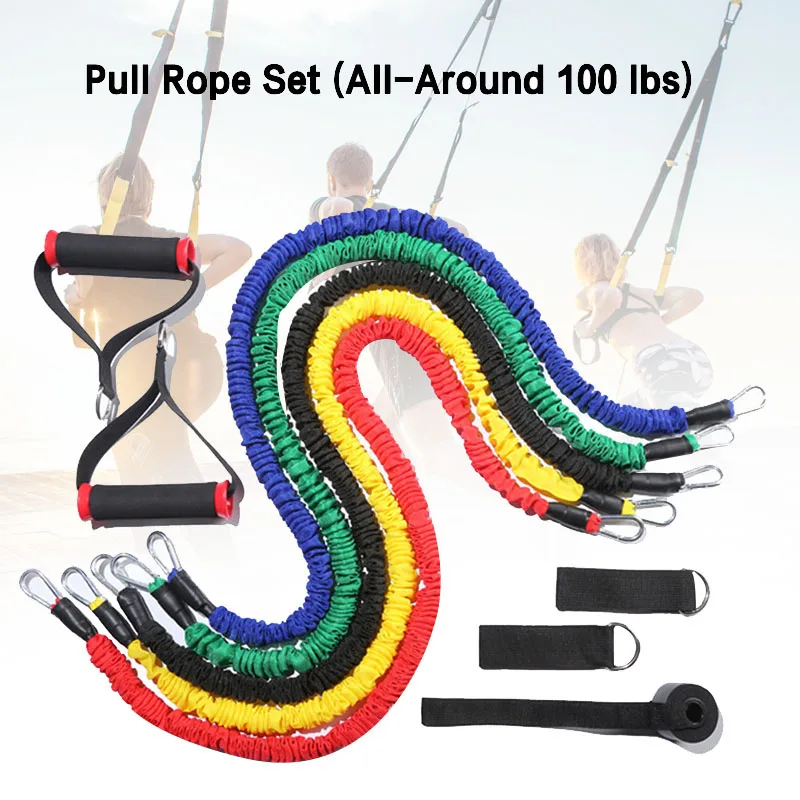 

11pcs/Set Resistance Bands Pull Rope for Home Gym Equipment Workout Fitness Exercise Resistance Training Accessories TH