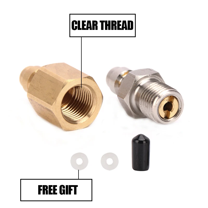 PCP Paintball 8mm Fill Nipple 1/8NPT Quick Female Plug Male Coupler Fittings Air Socket 2pcs/set | Спорт и развлечения