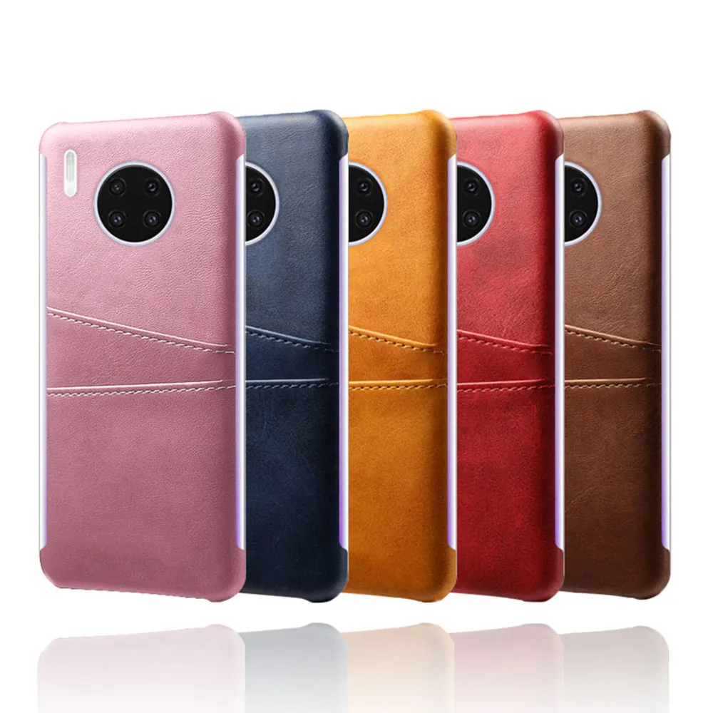 Ретро Чехол кошелек из искусственной кожи с отделениями для карт Huawei Mate 30 20 10 Pro P40