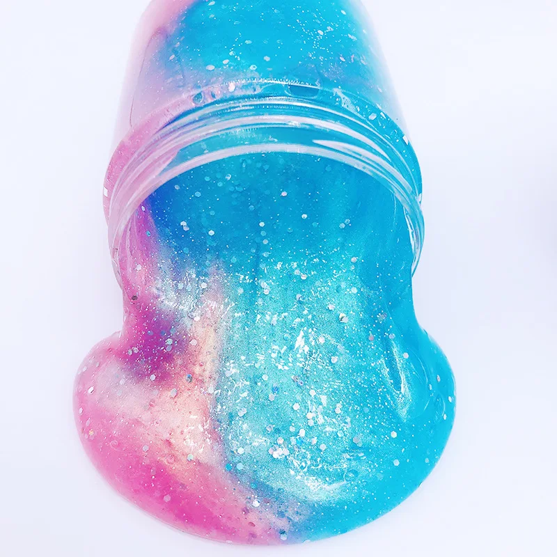 Новый стиль Звездное небо пушистый слайм Goo самодельная воздушная мягкая глина