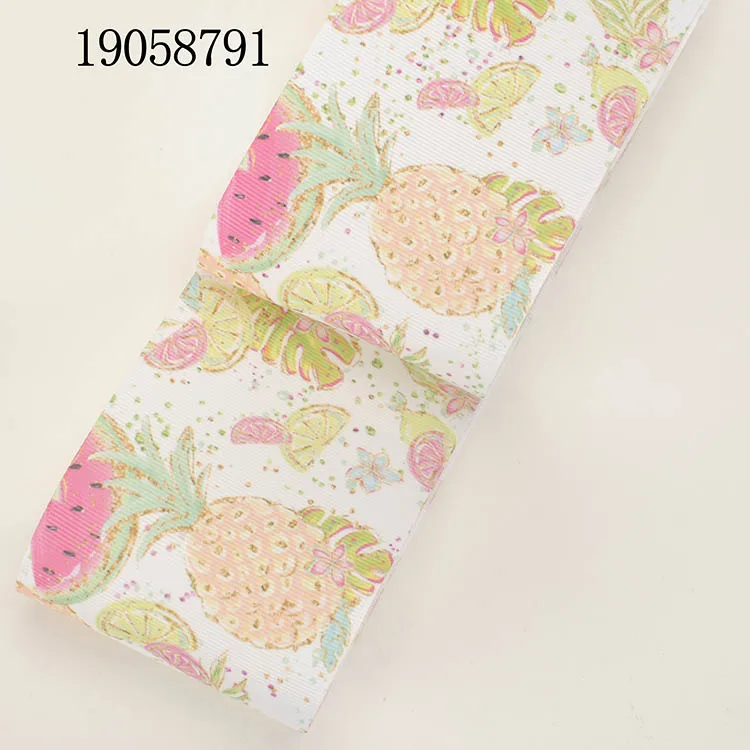 5 ярдов корсажная/атласная лента 25 мм/38 мм теплопередача градиент принт