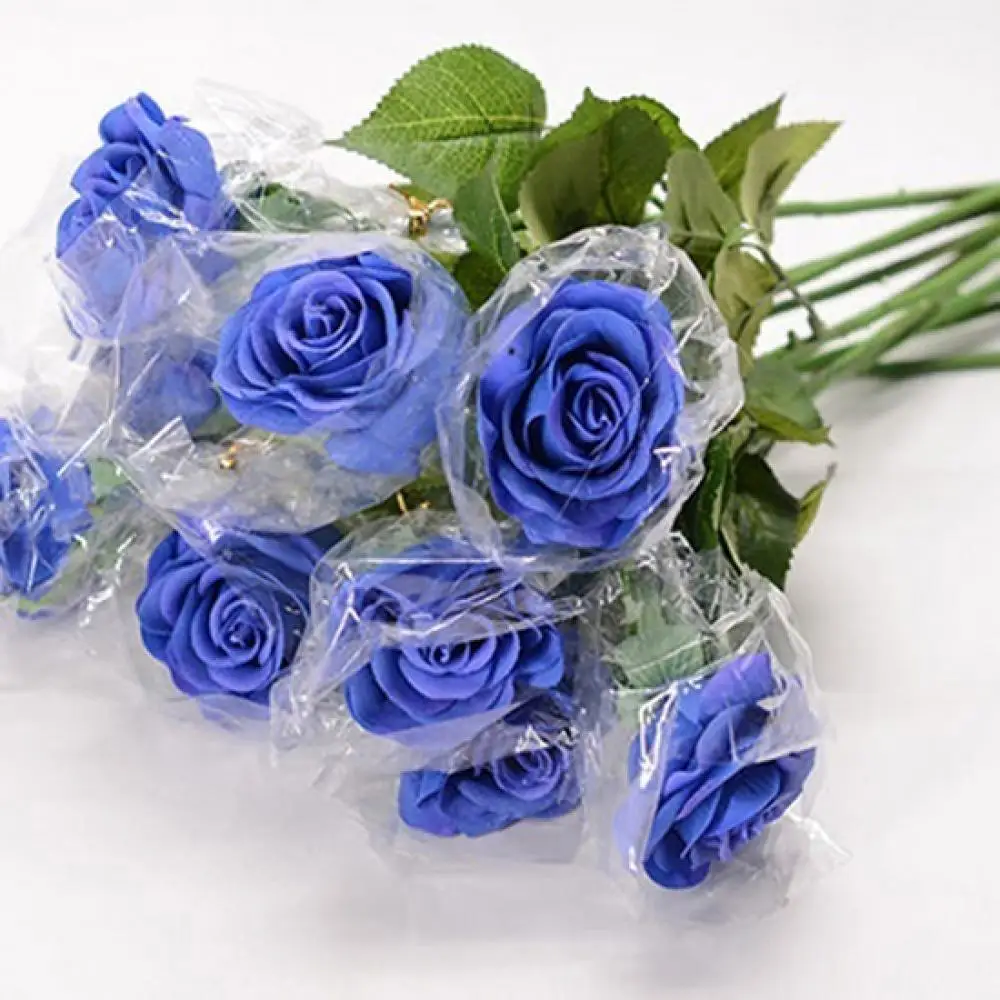 

10 Pcs Artificial Rose Flowers Wedding Party Office Table Bouquet Home Decor Gifts Photo Props For Valentine's Day Mother's Day