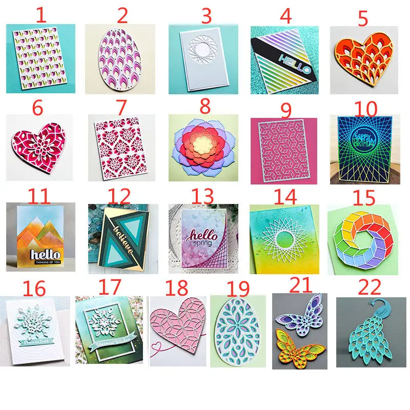 Милые Многослойные штампы в виде бабочек металлические Вырубные для