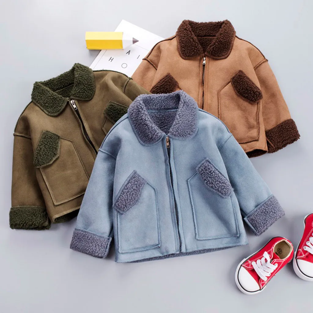 2019 Детское пальто Зимняя Детская куртка Верхняя одежда для мальчиков плотное