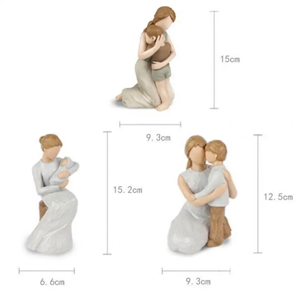 

80% Hot Sales!! Mother Figure Delicate Memorable Resin Hand-Painted Statue Room Decorations for Gift