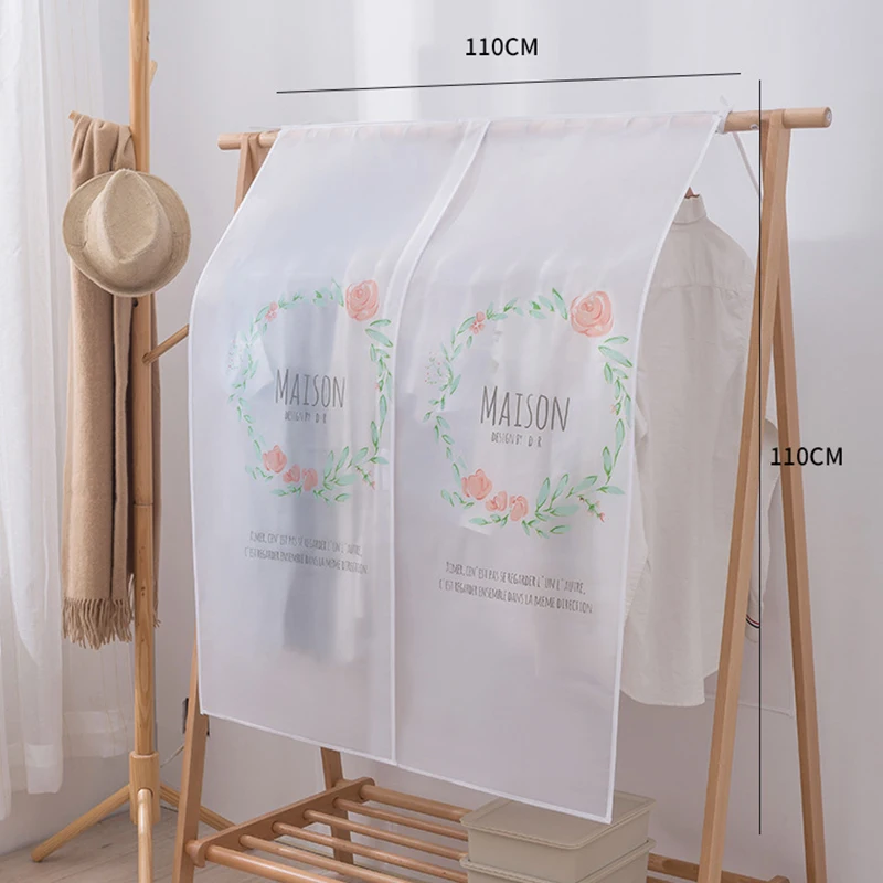 

Suit Coat Dust Cover Hot Clothes Hanging Garment Dress Clothes Home Storage Bag Pouch Case Organizer Wardrobe Hanging Clothing
