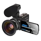 Видеорегистратор 4K 56MP WIFI для Youbute, сенсорный экран, ночное видение, цифровая камера GVOLO с зумом