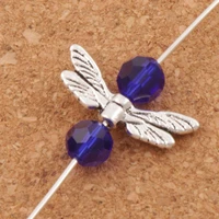 200pcs dragonfly wing charm beads 19 8x7 5mm zinc alloy spacers jewelry findings l080