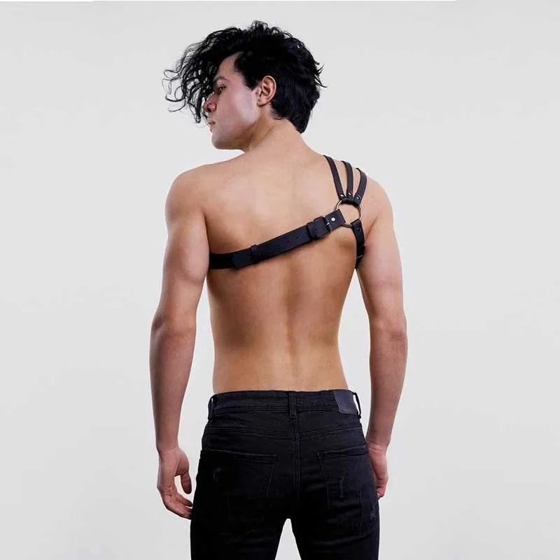 CKMORLS Для мужчин s SM жгут из искусственной кожи Ремни панк регулируемый ремень