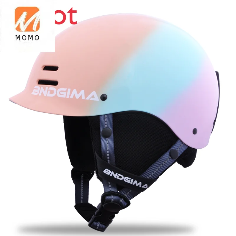 

High-End New Ski Helmet Men's and Women's Adult Protective Gear Equipment Double-Board Veneer Safety Anti-Collision Snow Helmet