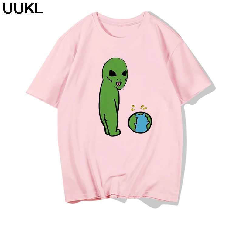 Футболка UUKL женская в стиле Харадзюку тонкая белая рубашка готическом