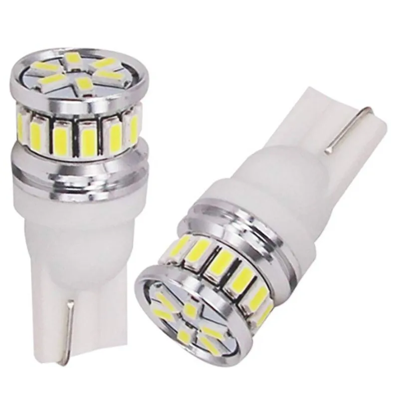1 шт. w5w led T10 Светодиодные лампы Canbus 18SMD 3014 для автомобильных парковочных позиций