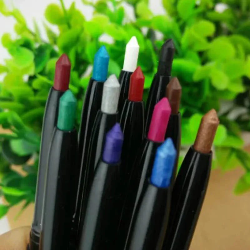 Горячая Распродажа 12 шт./компл. смешанные цвета макияж подводка для глаз карандаш