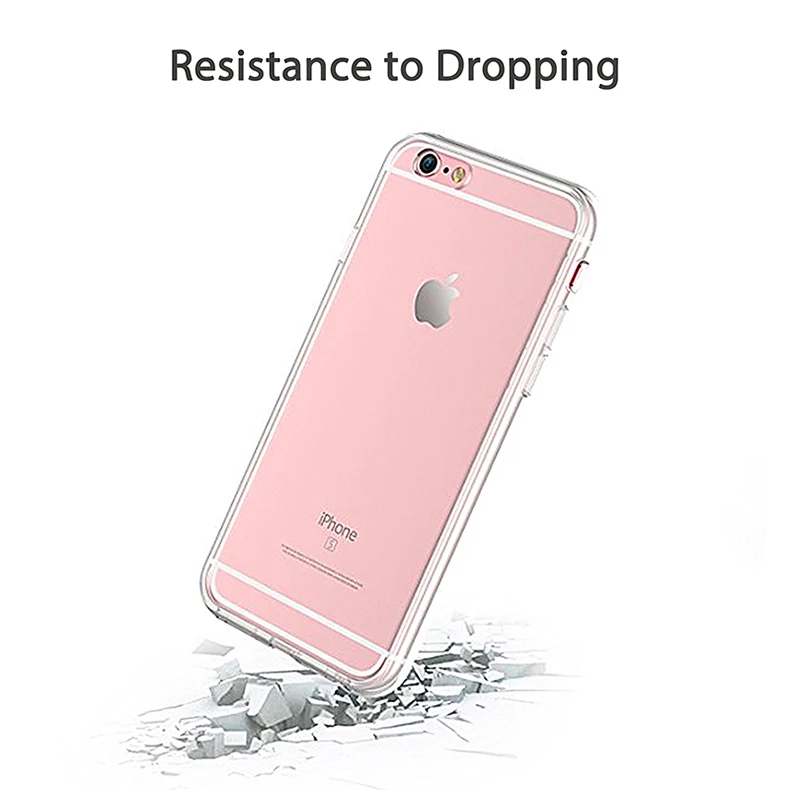 Чехол для iPhone SE 5S 5 TPU Силиконовый прочный прозрачный мягкий чехол для APPLE iPhone SE 5S 5 защитная задняя крышка