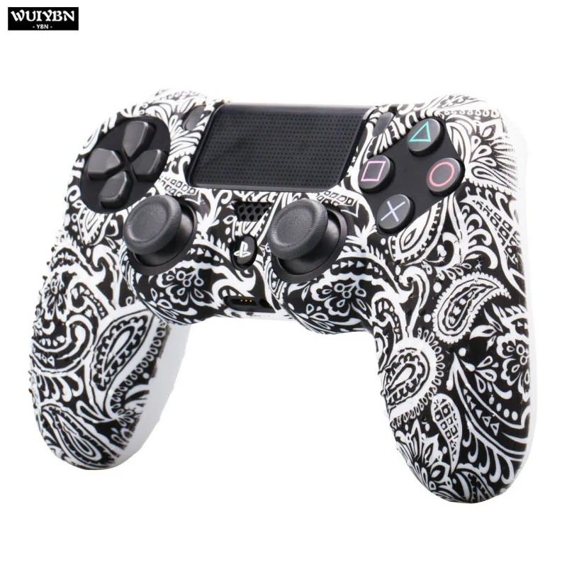 color 5 WUIYBN PS4 Цветной силиконовый защитный чехол геймпад Противоскользящий рукав для SONY playstation Dualshock 4 DS4 Pro тонкий контроллер - Цвет: color 5