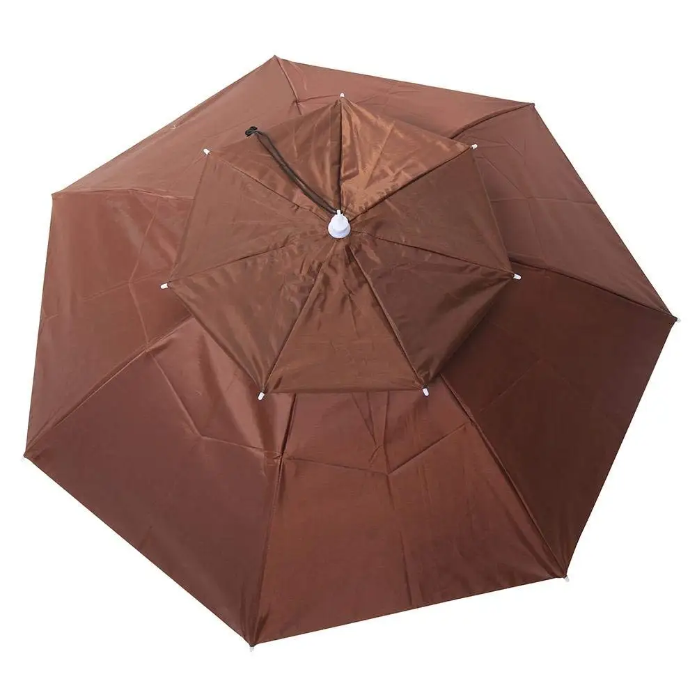 Складной головной убор с зонтиком дождевое снаряжение Рыболовная Шапка для