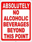 Предупреждающий знак абсолютно без спирта, предупреждающий знак безопасности, парковочный дорожный жестяной знак 12x16