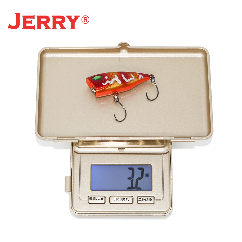 Jerry Dwarf ультралегкий мини-Поппер Пластиковые микро приманки 4 см верхняя вода
