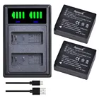 Аккумулятор и зарядное устройство USB типа C для Panasonic BPDC15 LUMIX GF5 GF6 GX7 LX100 GX80 GX85