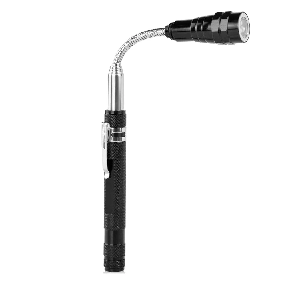 

4Pcs Car Repair Mini Real Stick Neodymium LED Light Pick Up Tool Telescopic Magnetic Magnet Tool Car bottom inspection kits Nice