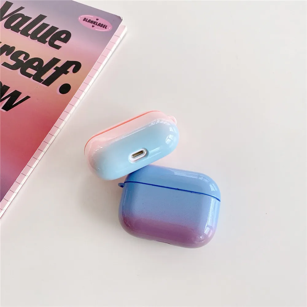 Original Case For Apple Airpods Pro Wireless Bluetooth Earphone Candy Color Box AirPods 3 Soft Cute Cover | Электроника