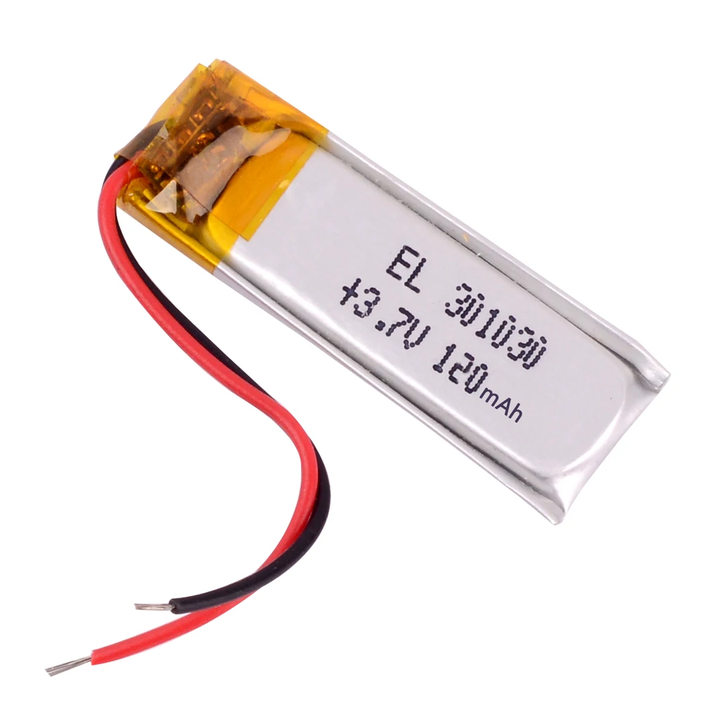 Фото Bluetooth-гарнитура 301030 3,7 В 120 мАч, полимерная литиевая батарея 301230, маленькая игрушка, ручка для звукозаписи №5