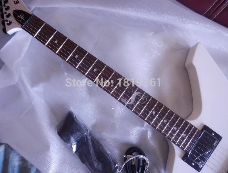Высокое качество Custom Shop розовое дерево гриф хорошие звукосниматели SNAKEBYTE Джеймс гетфилд белая электрогитара