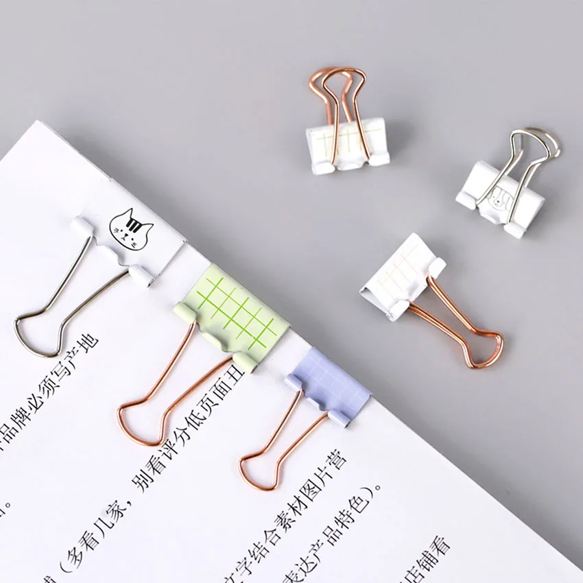 6/8 шт./компл. животных Эллиота зажим квадратный для бумаг держатель билета