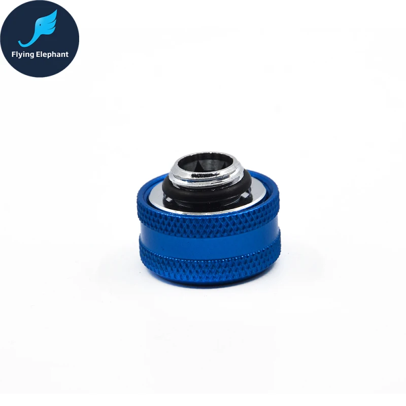 Жёсткий трубчатый Компрессионный фитинг OD 16 мм ручная затяжка 3 круга 5 цветов для