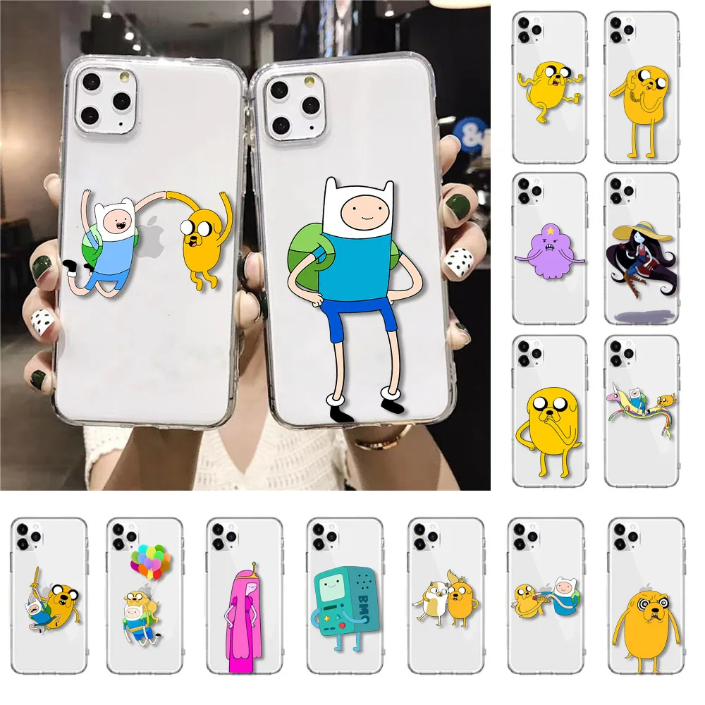 

Adventure Time finn and jake Phone Case For iPhone 13 Pro Max 12 X XS XR XS Max 11 Pro Max 8 7 Plus SE2