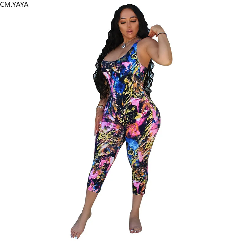 Женский комбинезон без рукавов Элегантный слитный с открытой спиной и завязками