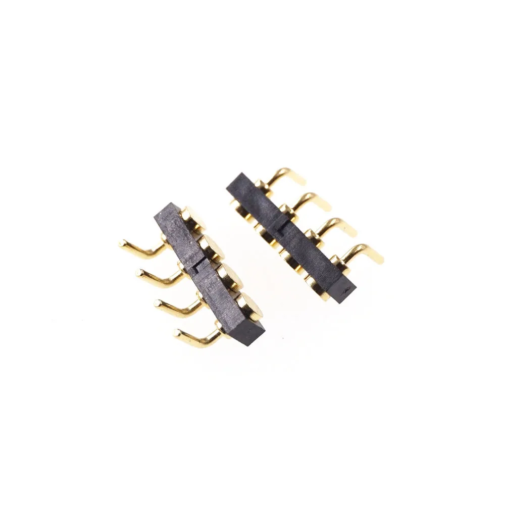5 шт. Контактная Пластина Pogo Pin 4 2 54 мм Шаг позиции 3 Высота PCB прямоугольный женский