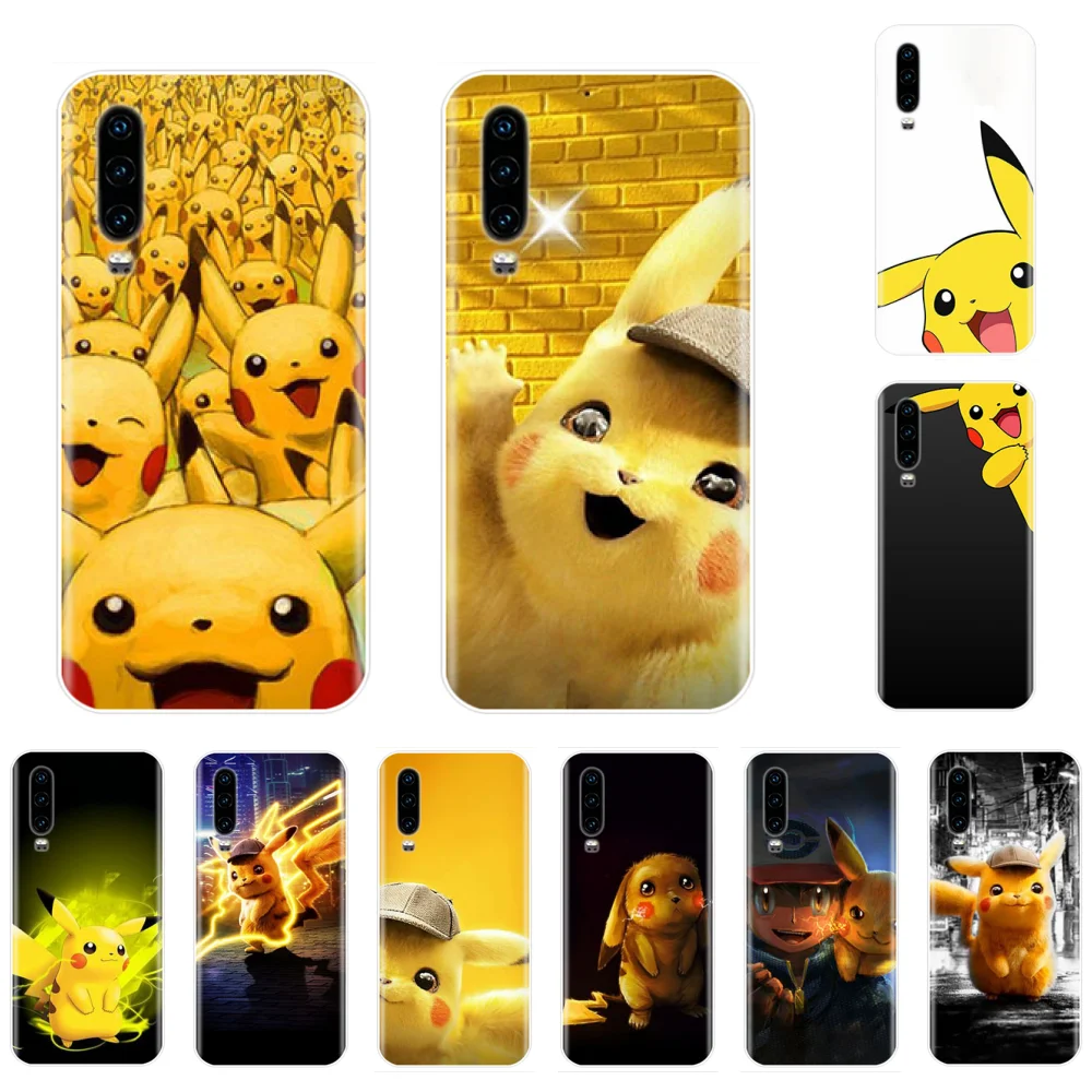 Чехол для телефона pokemons Evee pika Huawei P9 P10 P20 P30 Pro Mate 10 20 Lite Y5 Y6 Y7 2018 2019|Чехлы-накладки| |