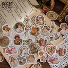 46 шт.кор. винтажный Ангел мечта серии наклейки Скрапбукинг мусор Журнал Планировщик декоративные мини-наклейки сделай сам Дневник стикер для рукоделия