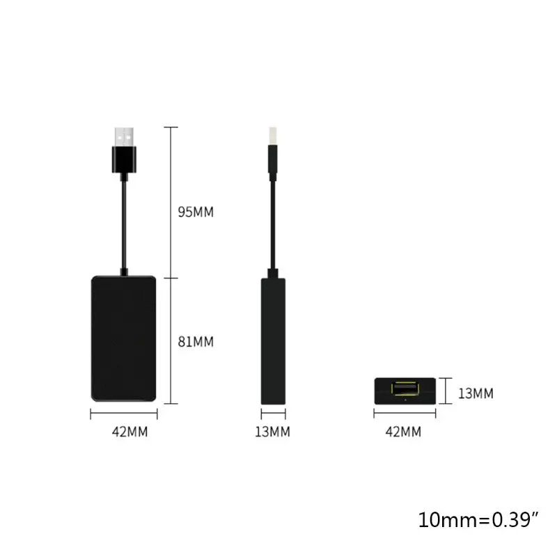Беспроводной смарт ключ Bluetooth CarPlay мини USB Carplay автомобильный модуль чехол для Apple