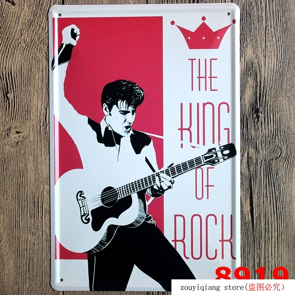 Elvis Presley! Винтажные жестяные вывески для гаража в стиле ретро 20*30 см металлический