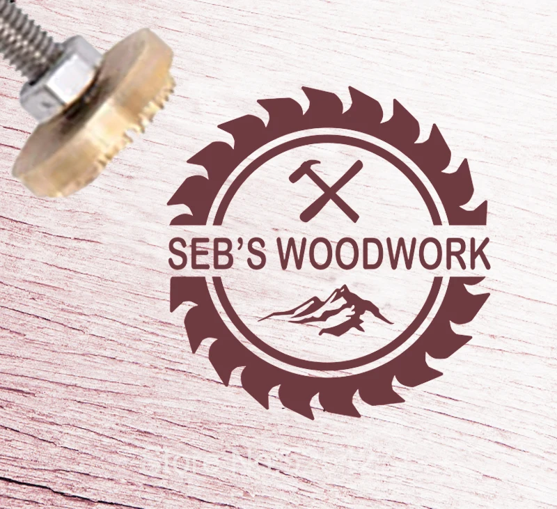 Изготовленный на заказ логотип компании Брендинг железа под любую