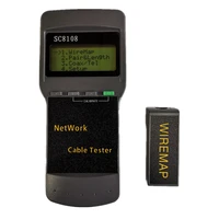 sc8108 portable lcd network tester meter lan phone cable tester meter with lcd display rj45 cat5e cat6 utp