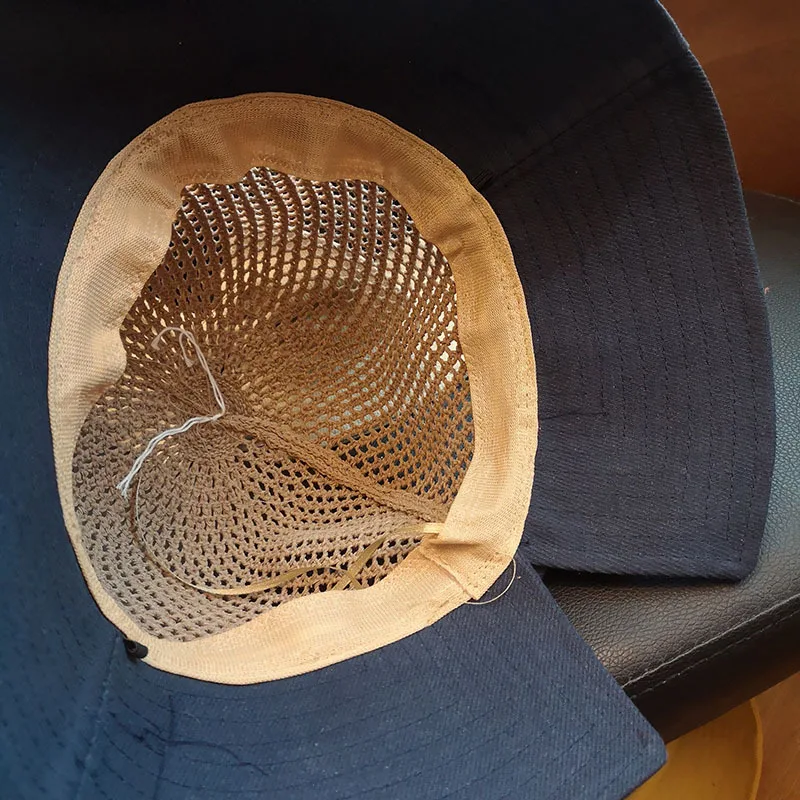 

Summer Fisherman Cap Japanese Style Patchwork Bowknot Breathable Outdoor Sunscreen Temperament Simple Women Cotton Fisherman Cap