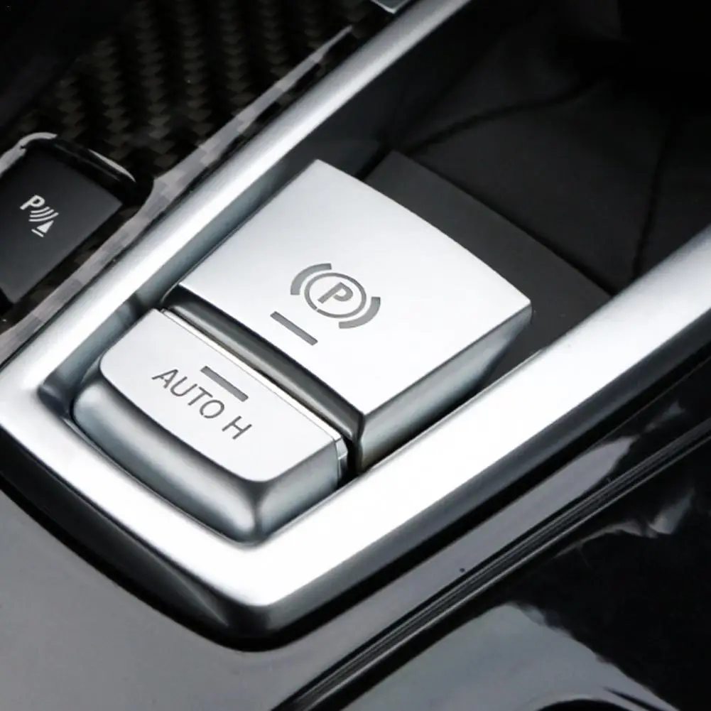 

Parking Brake Switch P Button Cover Stickers For BMW X 5 F25 4 X F11 X 3 F26 6 F01 F15 F16 X F06 F07 F10 Y6M0