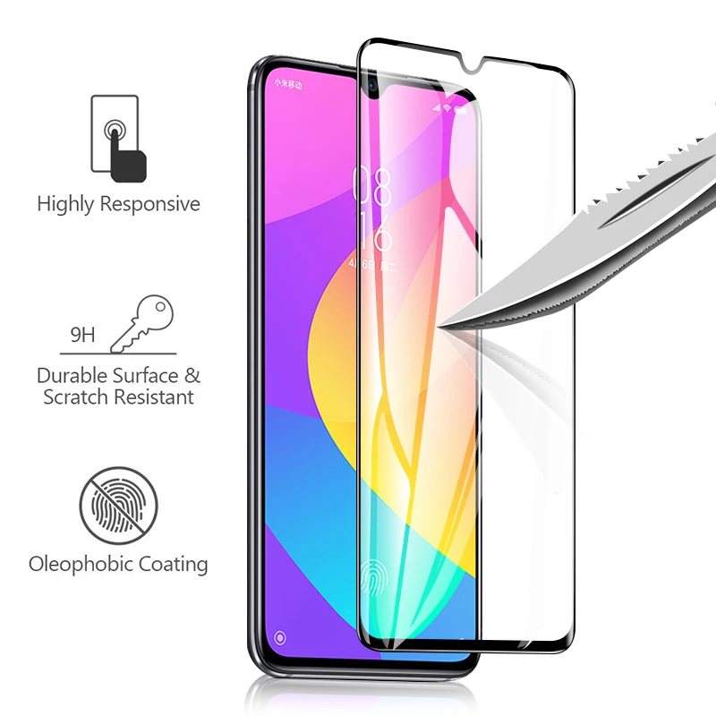 3 шт., Защитное стекло для xiaomi mi 9 lite, защитная пленка на весь экран, закаленное стекло для xiaomi 9t pro 9x9 se a3