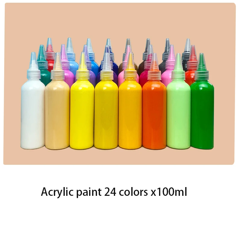 Набор акриловых красок 6/12/16/24/27 цветов 100 мл ручная роспись граффити | Канцтовары
