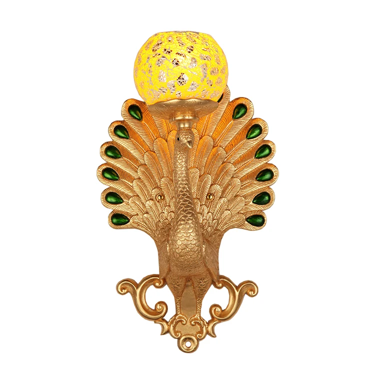 Vintage 5W Retro LED Wall Sconce Light Fixture Peacock Shape Lamp E27 Bulb Hotel Living Room Warm White | Лампы и освещение