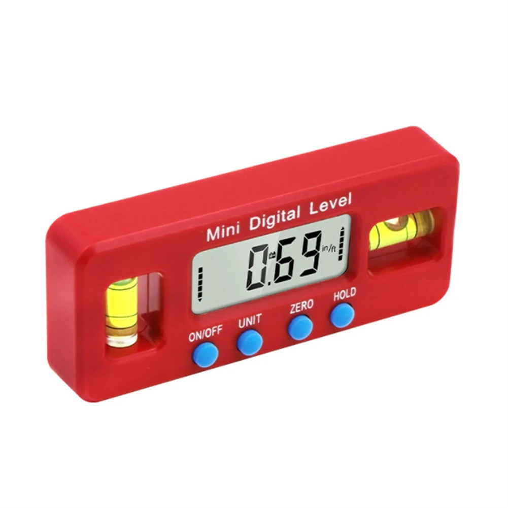 Портативный мини цифровой датчик угла уровень коробка искателя транспортир