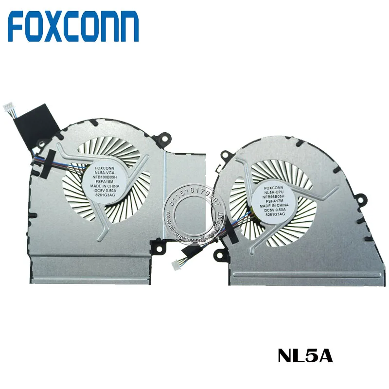 Новый оригинальный вентилятор охлаждения для ThundeRobot Дино X5 X6 X7 NFB96B05H NFB100B05H DC5V 0.50A