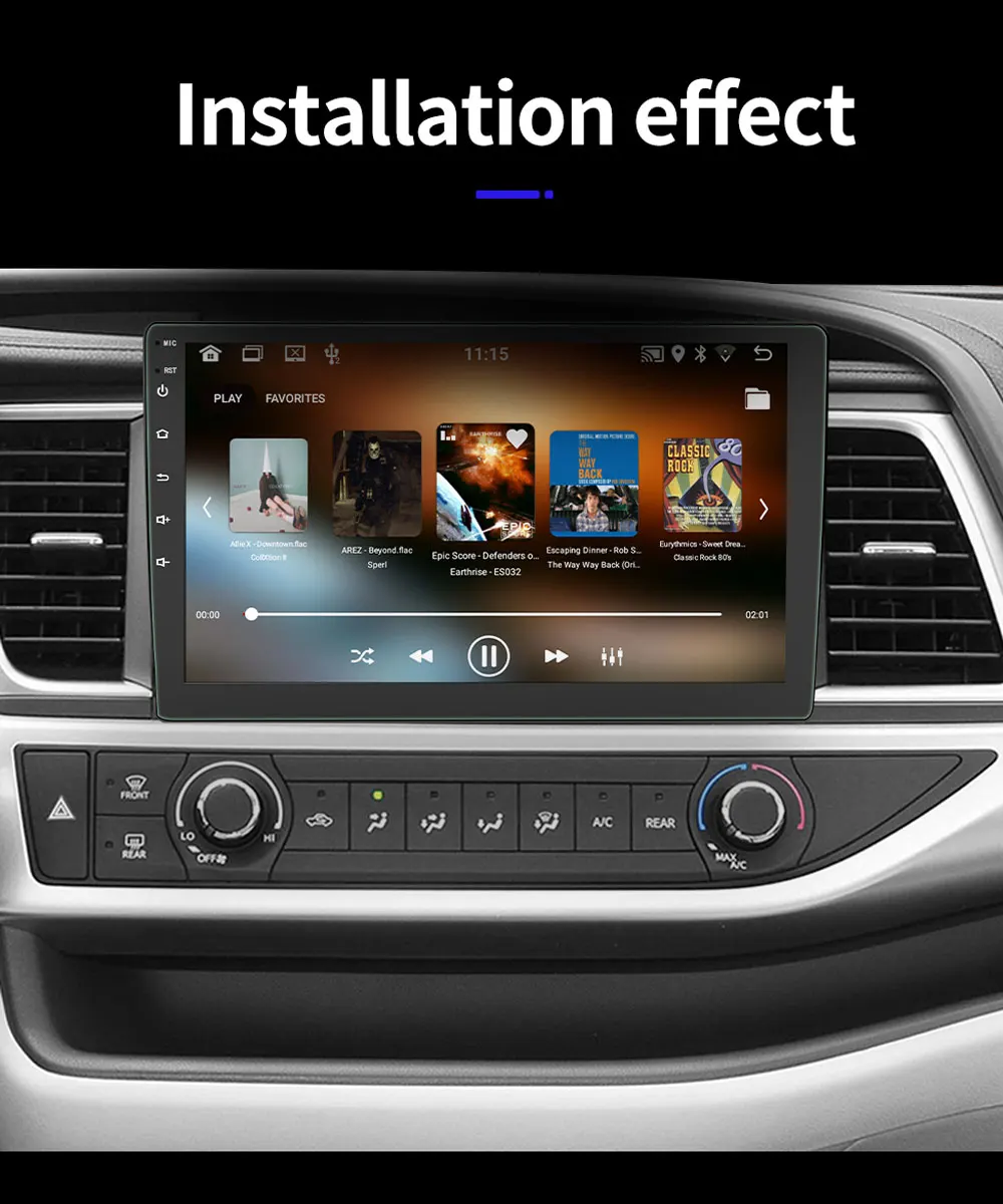 Автомагнитола ESSGOO, 2 DIN, 9 дюймов, Android, 2 + 16 ГБ, Gps, Wi-Fi, BT (art.: 3920bab8cd189) - 3920bab8cd189