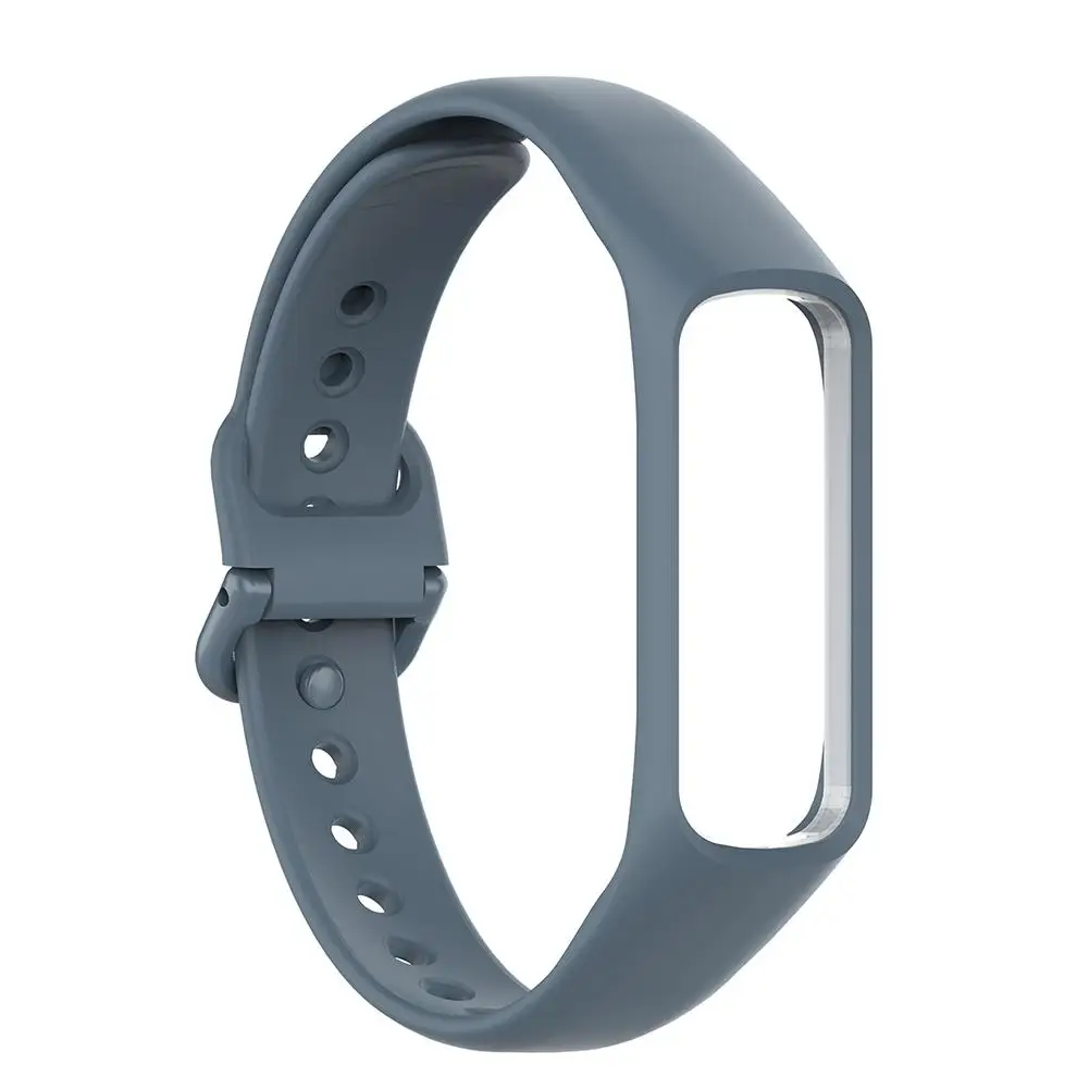 Силиконовый ремешок для часов Ремешок для samsung Galaxy Fit-e R375 умный браслет стиль Ремешки для наручных часов аксессуары - Цвет: Gray