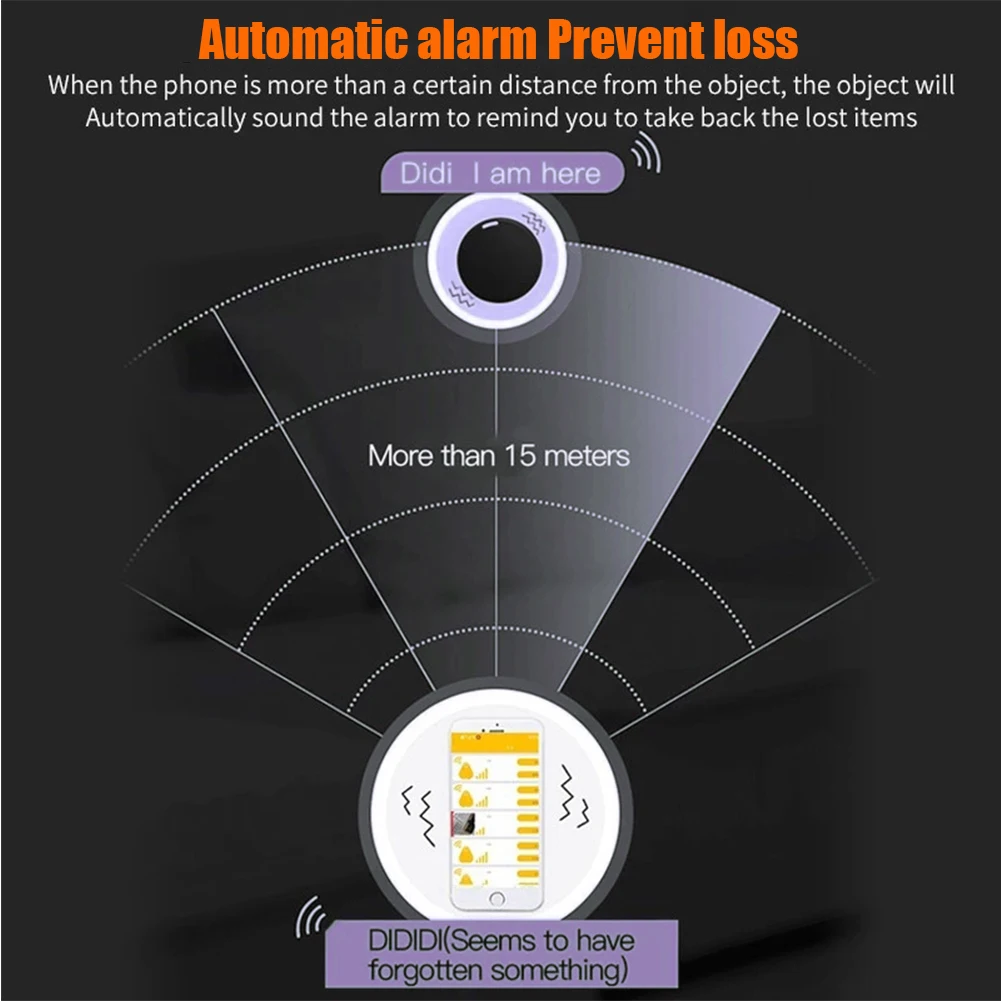Pet GPS Tracker Smart Bluetooth-compatible Wireless Locator Anti-lost Alarm Spy Mini Tracking Finder Device Auto | Электроника