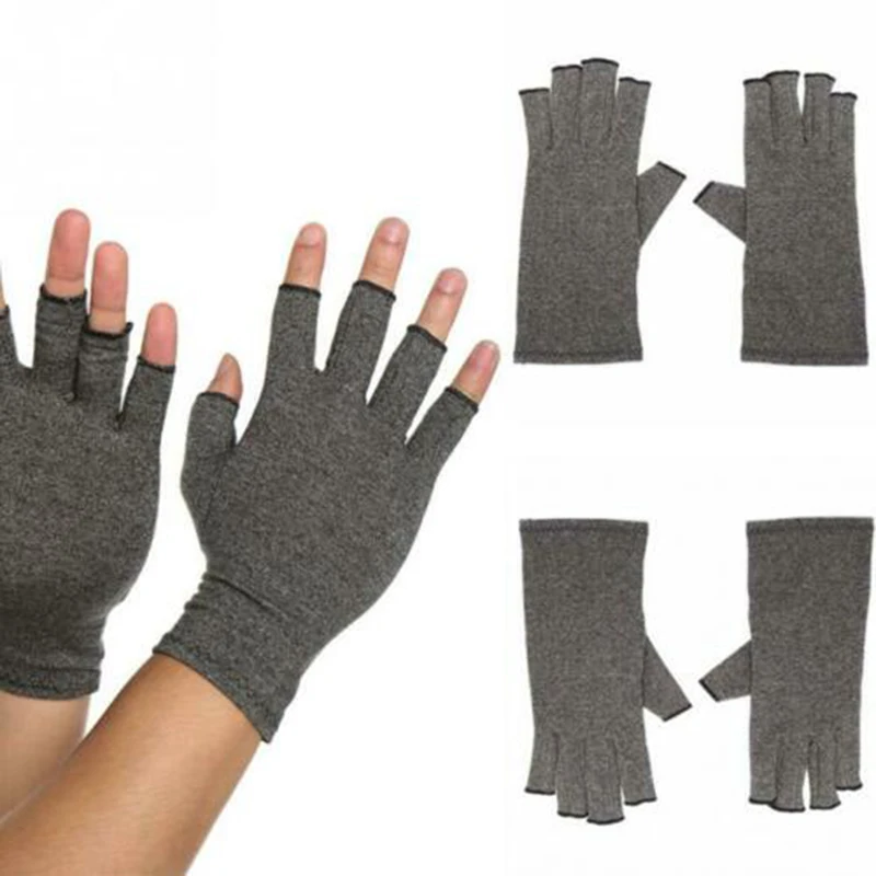 

Newest 1pair Men Women Arthritis Relieve Gloves Elastic Breathable Compression Gloves Mitten Promotion